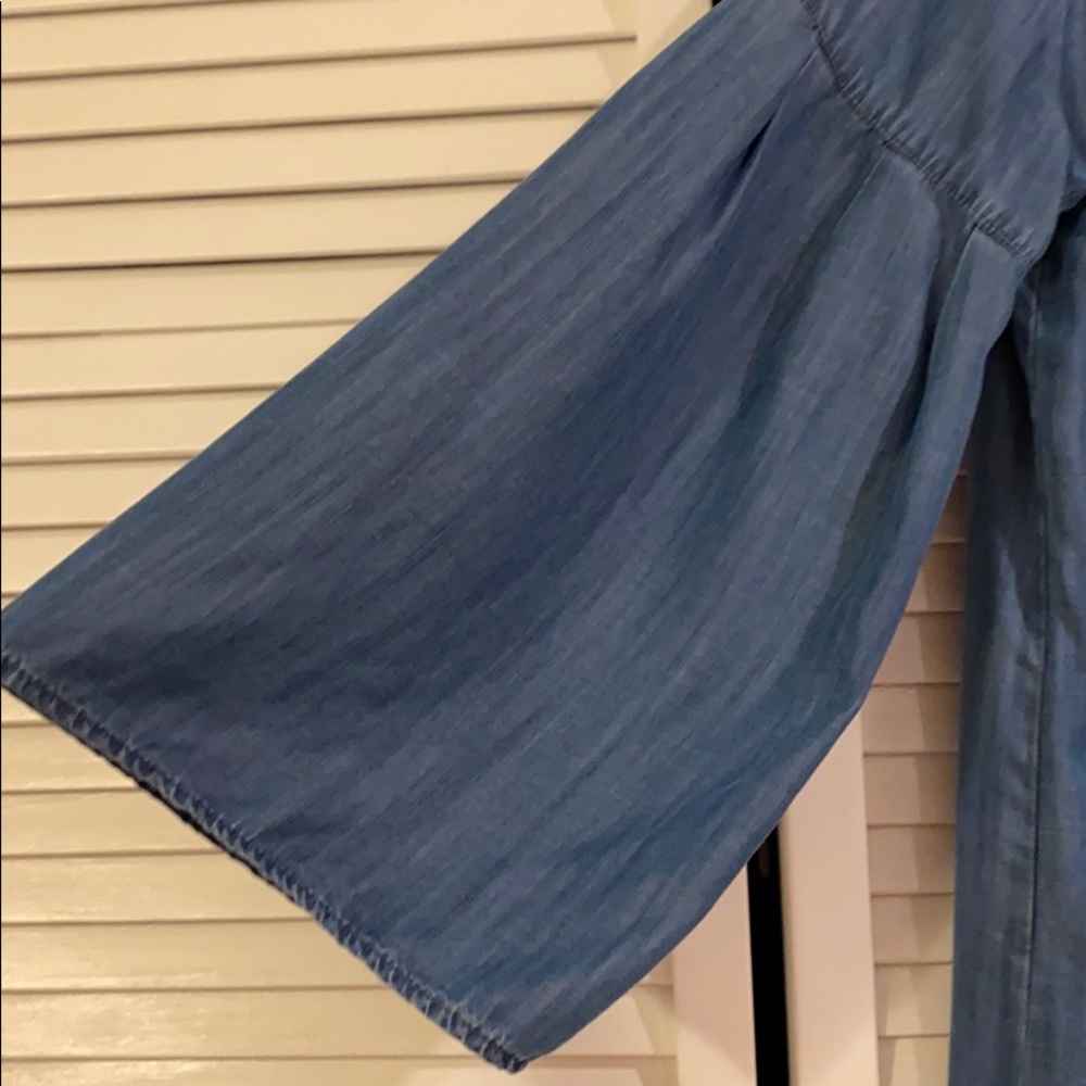 Anthropologie Cloth & Stone Chambray Dress, PM - Picture 4 of 8